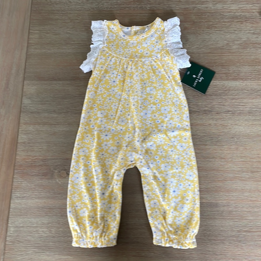 NWT Laura Ashley Baby Girl Spring Outfit